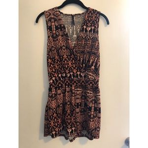 Tribal patterned romper